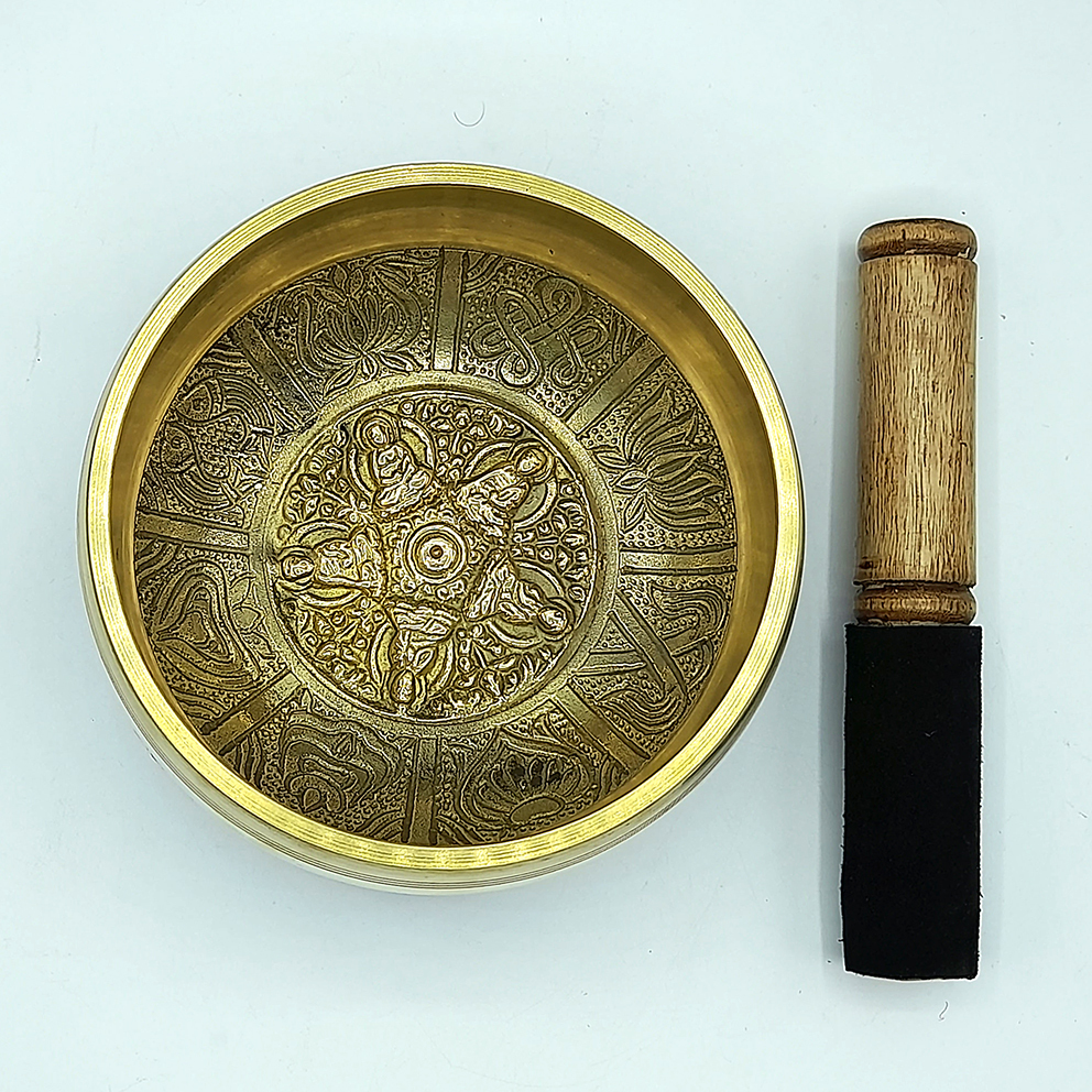  کاسه تبتی پنج بودا طلایی 