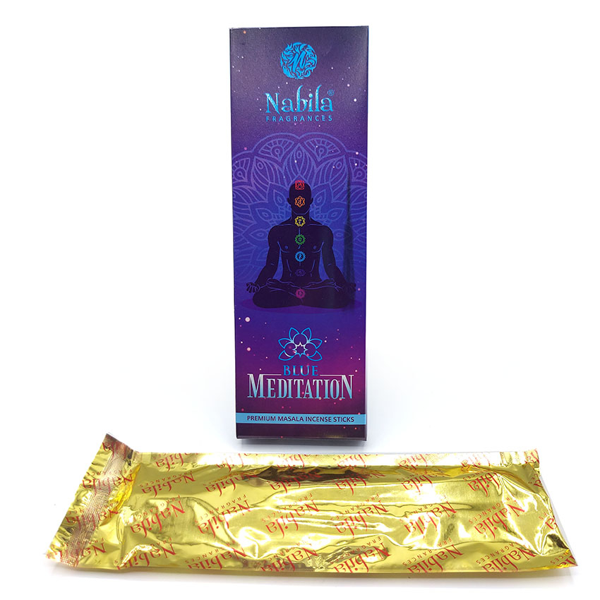  عود دستساز نابیلا مدل بلو مدیتیشن ( مدیتیشن آبی ) Blue Meditation کد 520098 