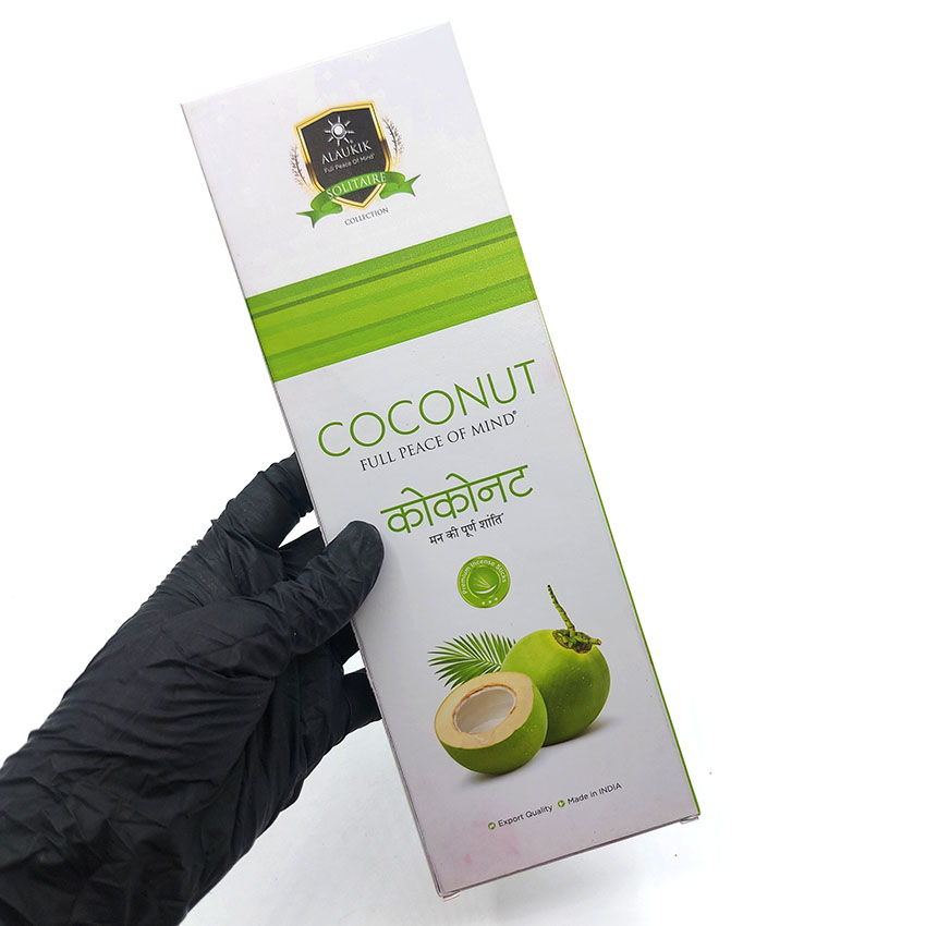  عود دستساز آلاکیک alaukik مدل نارگیل کوکونات COCONUT 100g کد 520174 