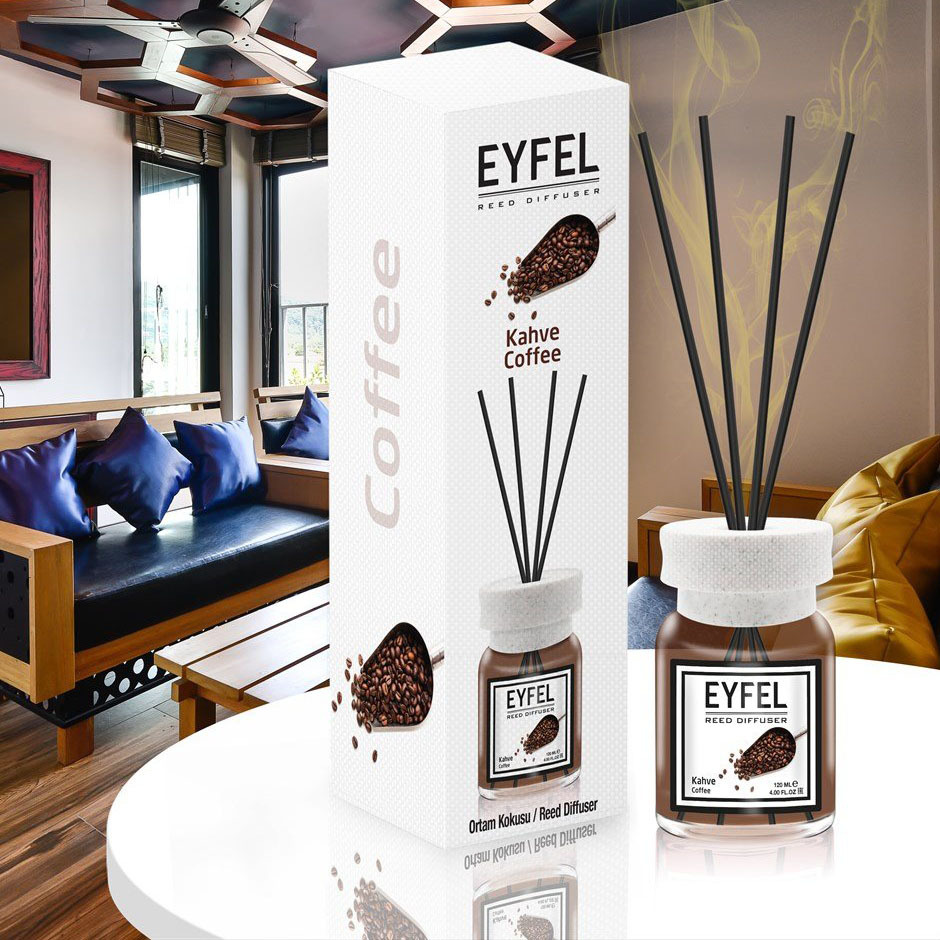  خوشبو کننده هوا ایفل اصل EYFEL مدل قهوه caffee حجم 120 میلی لیتر 