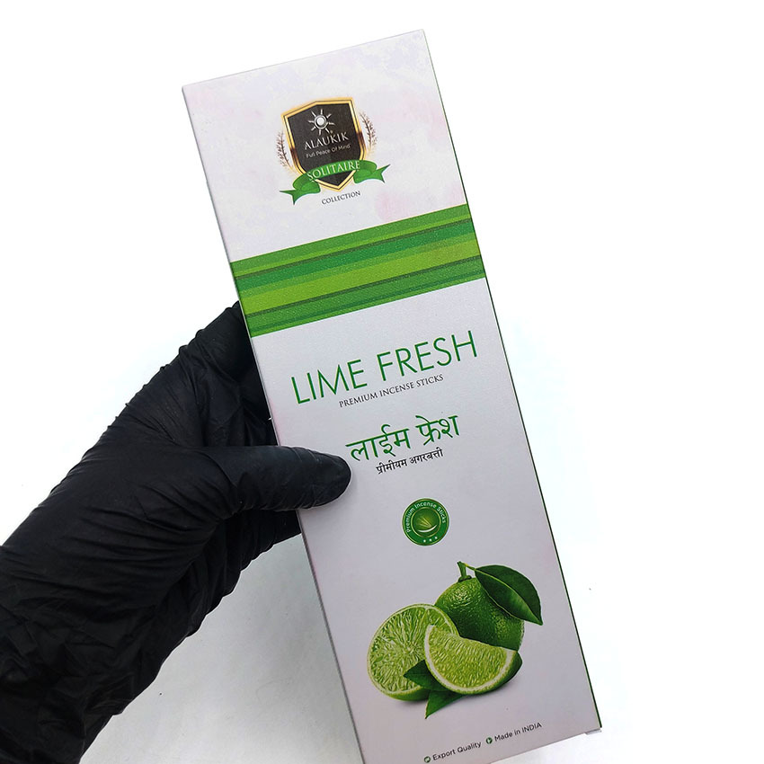  عود دستساز آلاکیک alaukik مدل لیمو لمون فرش LIME FRESH 100g کد 520175 