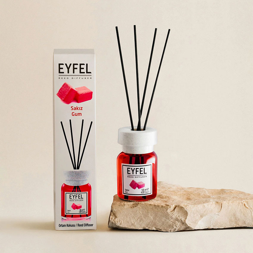  خوشبو کننده هوا ایفل اصل EYFEL مدل آدامس gum حجم 120 میلی لیتر 