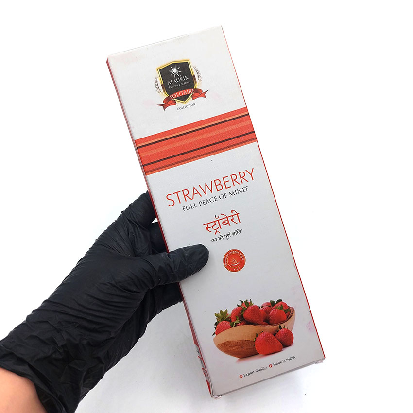  عود دستساز آلاکیک alaukik مدل توت فرنگی استراوبری STRAWBERRY 100g کد 520177 