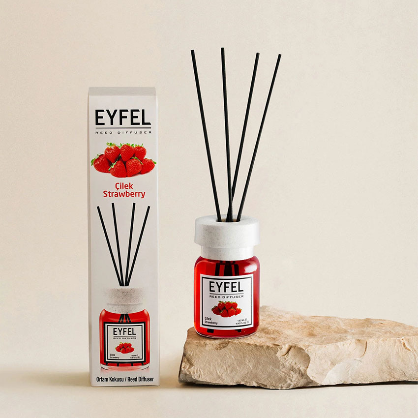  خوشبو کننده هوا ایفل اصل EYFEL مدل توت فرنگی strawberry حجم 120 میلی لیتر 