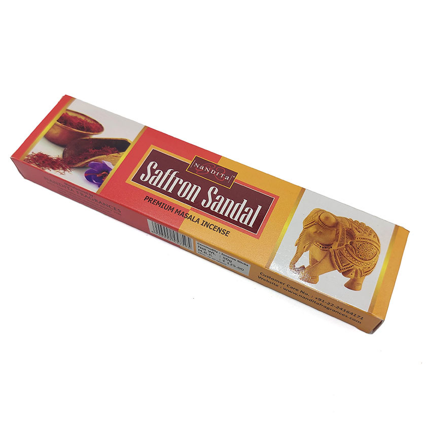  عود دستساز ناندیتا مدل صندل زعفرانی Saffron Sandal کد 520056 