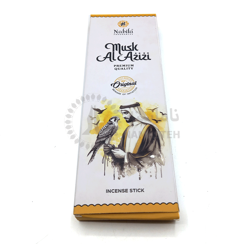 عود دست ساز نابیلا مشک ال عزیز 100 گرمی کد 520239
