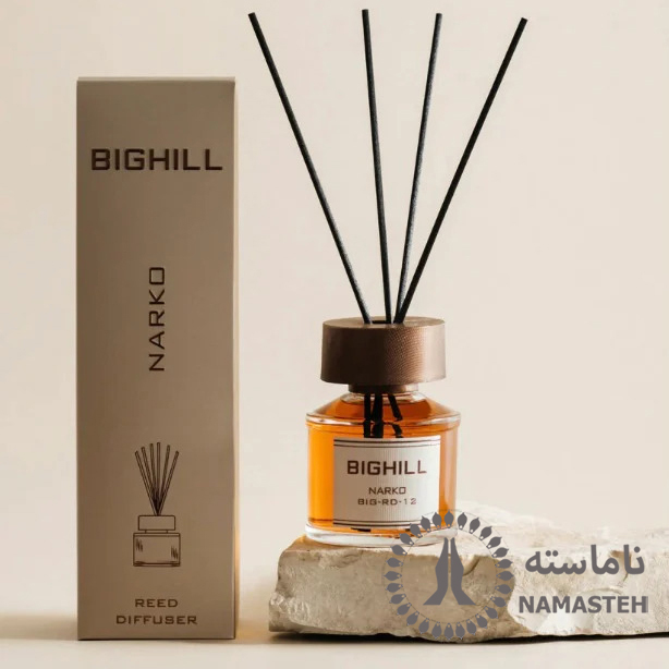  خوشبو کننده هوا بیگهیل Bighill 120ml کد RD-12 رایحه Narko 