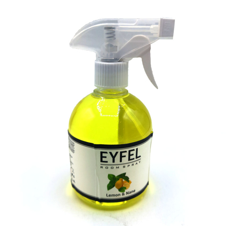 اسپری خوشبو کننده هوا ایفل اصل EYFEL مدل لیمو نعنا lemon & mint حجم 500 میلی لیتر