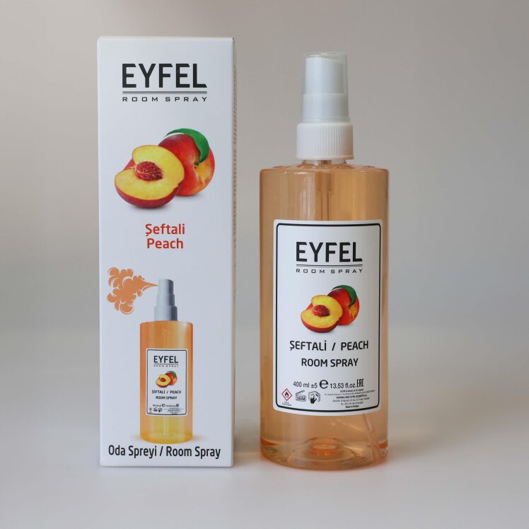 اسپری خوشبو کننده هوا ایفل اصل EYFEL مدل هلو peach حجم 400 میل