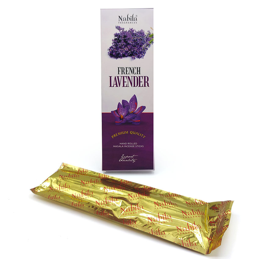  عود دستساز نابیلا مدل لوندر فرانسوی ، فرنچ لوندر (اسطوخودوس فرانسوی) French Lavender کد 520102 