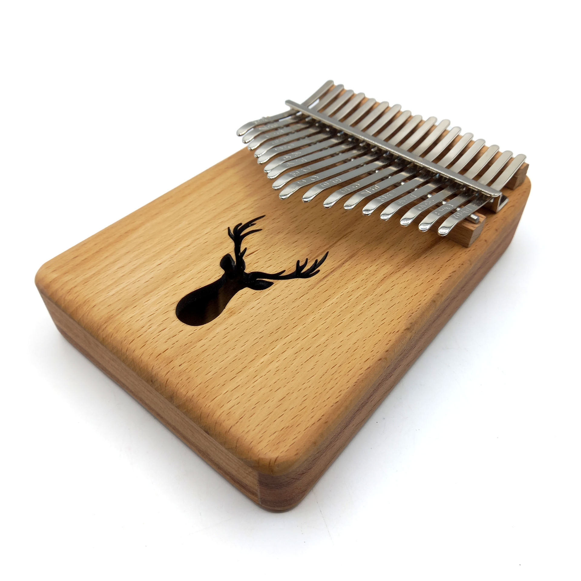  کالیمبا 17 تیغ چوب راش طرح گربه کد d160005 
