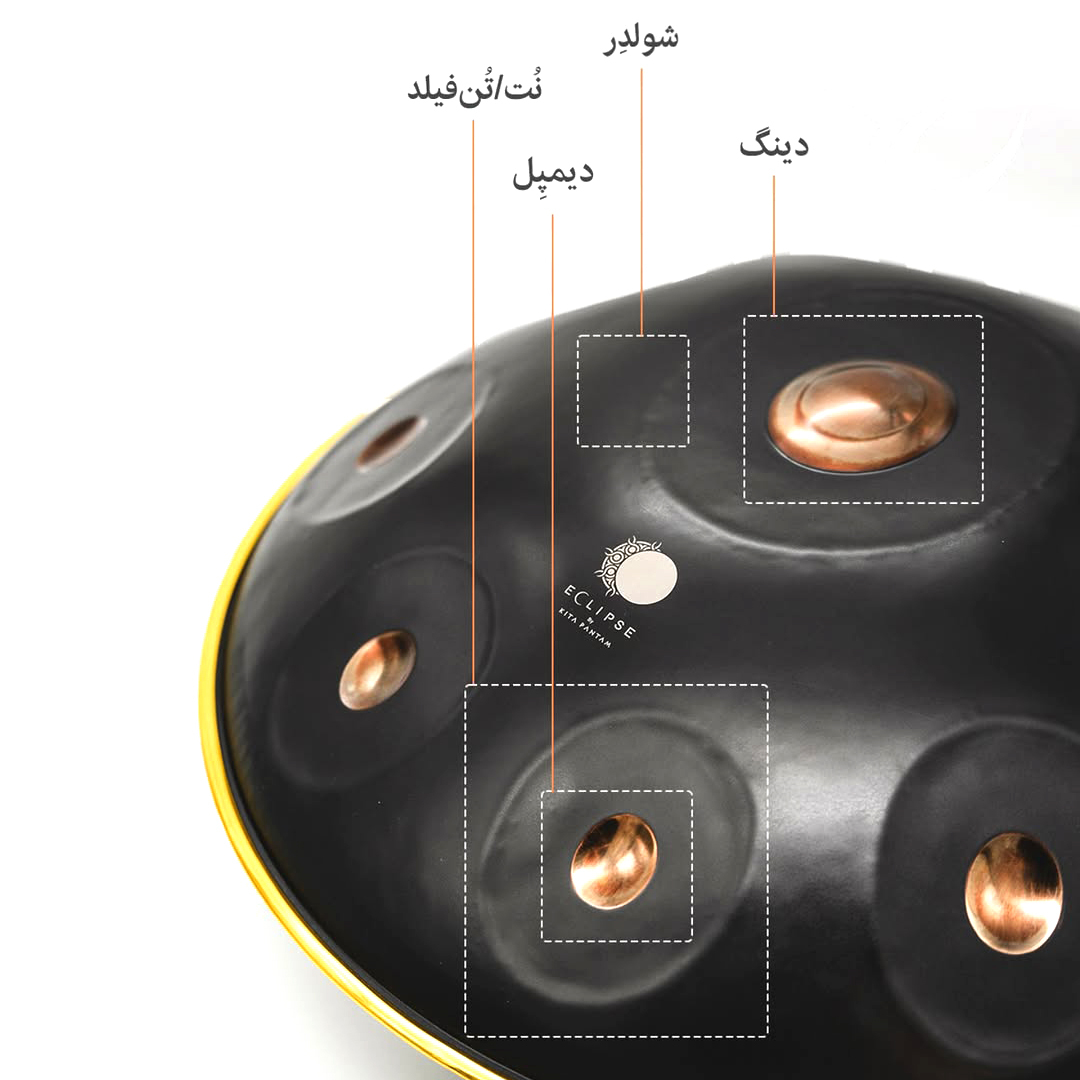  هنگ درام 9 نت کیتا Kita مدل اقتصادی مشکی 