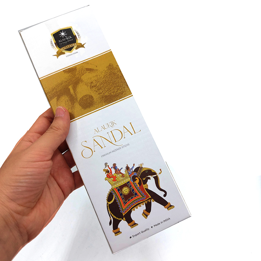  عود دستساز آلاکیک مدل چوب صندل sandal 100g کد 520124 