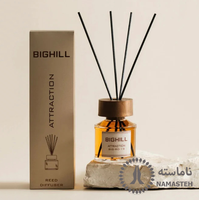  خوشبو کننده هوا بیگهیل Bighill 120ml کد RD-19 رایحه Attraction 