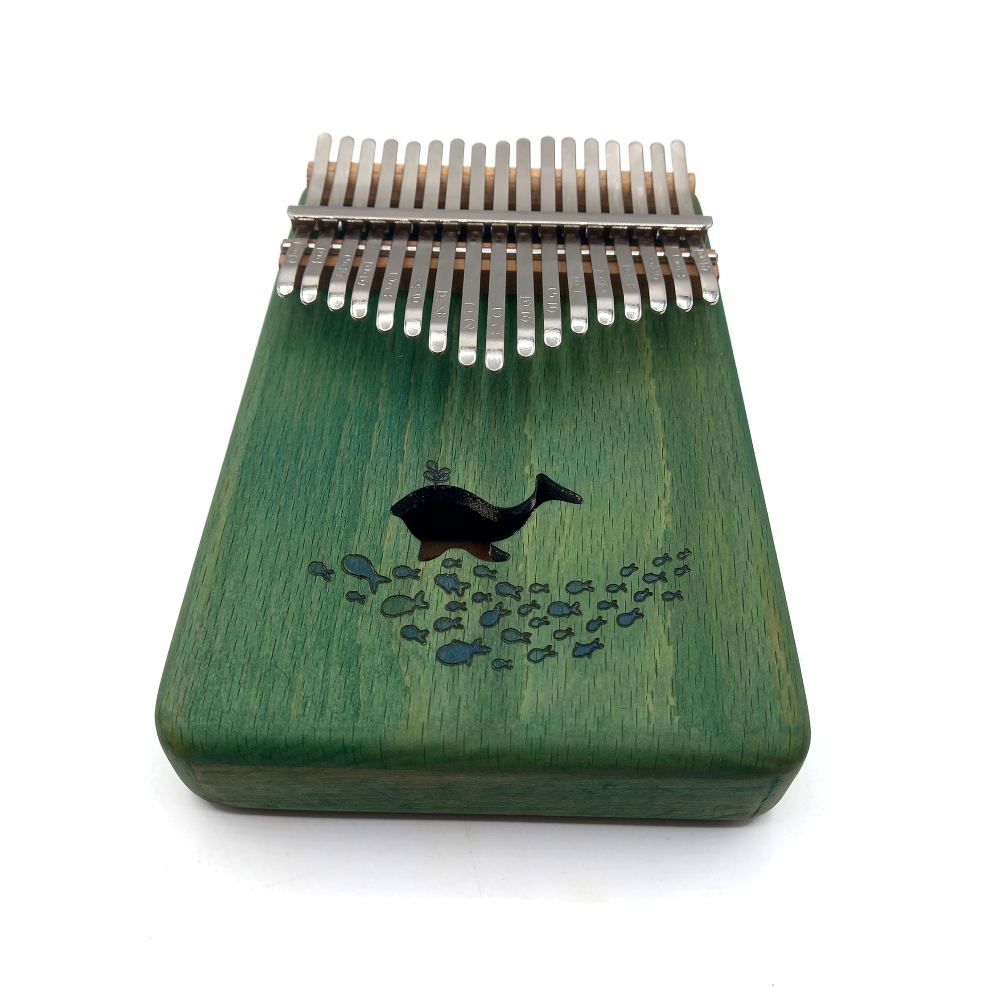  کالیمبا 17 تیغ چوب راش طرح نهنگ کد d160003 