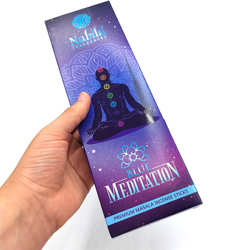  عود دستساز نابیلا مدل بلو مدیتیشن ( مدیتیشن آبی ) Blue Meditation کد 520098 