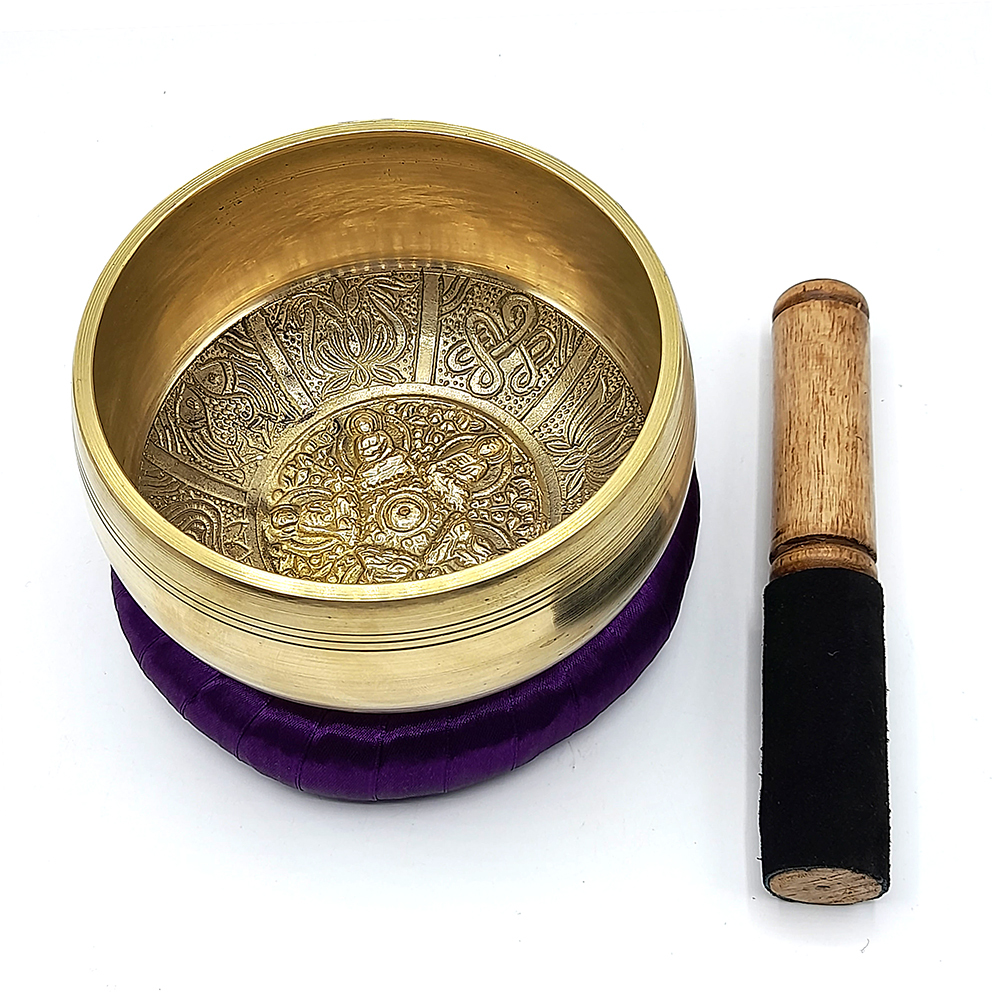  کاسه تبتی پنج بودا طلایی 