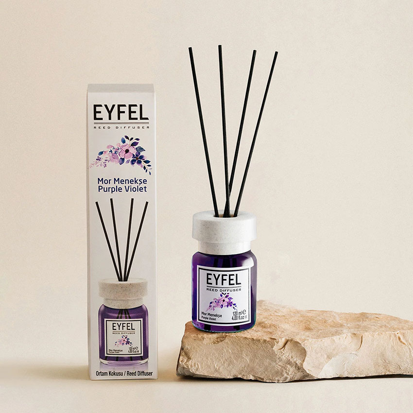  خوشبو کننده هوا ایفل اصل EYFEL مدل بنفشه purple violet حجم 120 میلی لیتر 