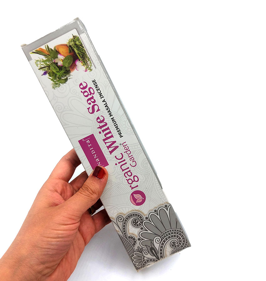  عود دستساز ناندیتا مدل ارگانیک وایت سیج ( مریم گلی ) Organic White Sage کد 520066 