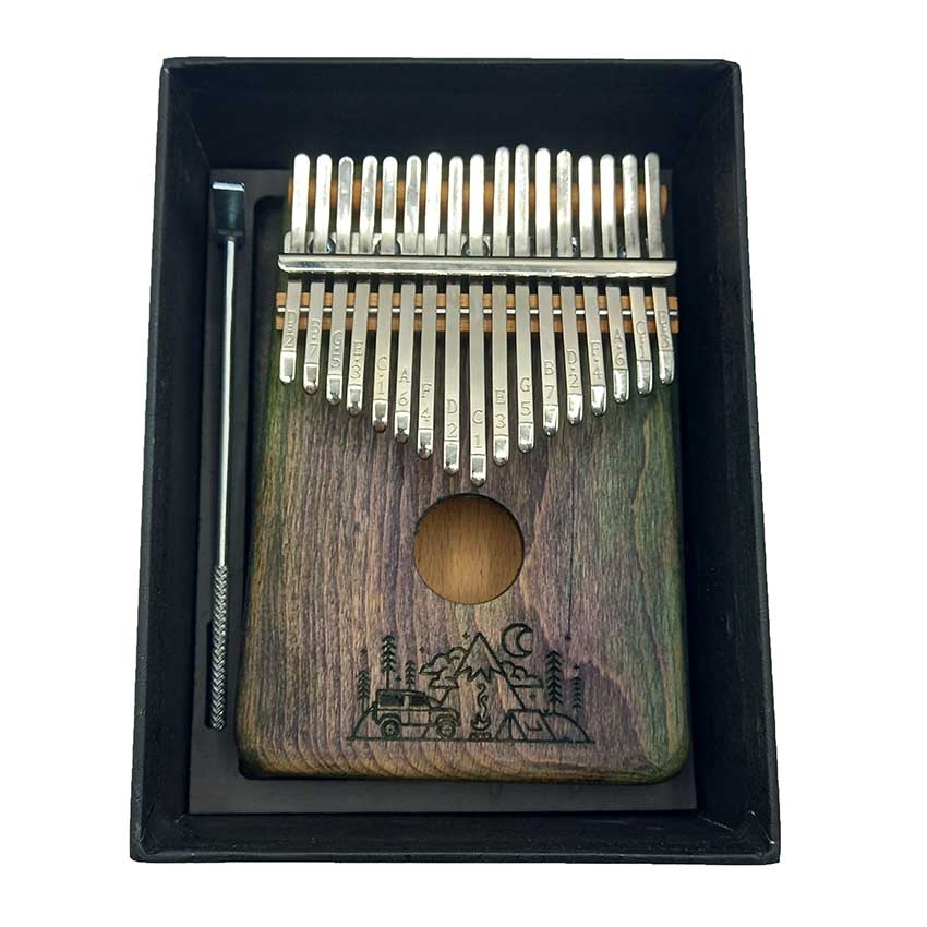  کالیمبا 17 تیغ چوب راش طرح طبیعت گردی کد d160012 