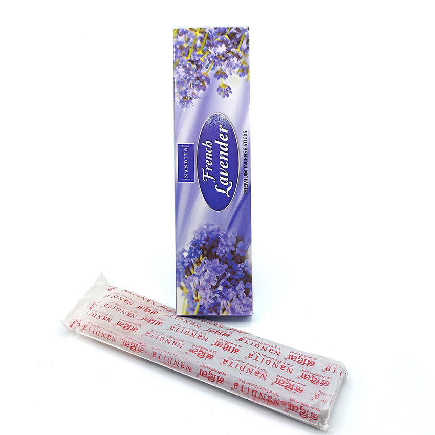  عود دستساز ناندیتا مدل لوندر فرانسوی ، فرنچ لوندر (اسطوخودوس فرانسوی) French Lavender 100g کد 520125 