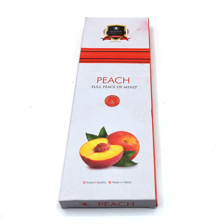 عود دستساز آلاکیک alaukik مدل هلو peach 100g کد 520167