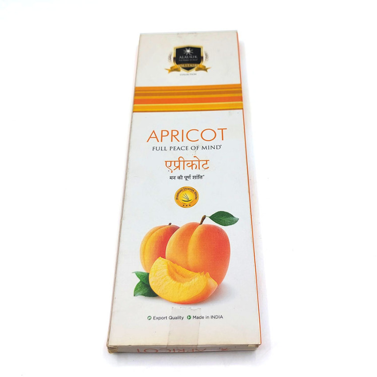 عود دستساز آلاکیک alaukik مدل زردآلو apricot 100g کد 520165