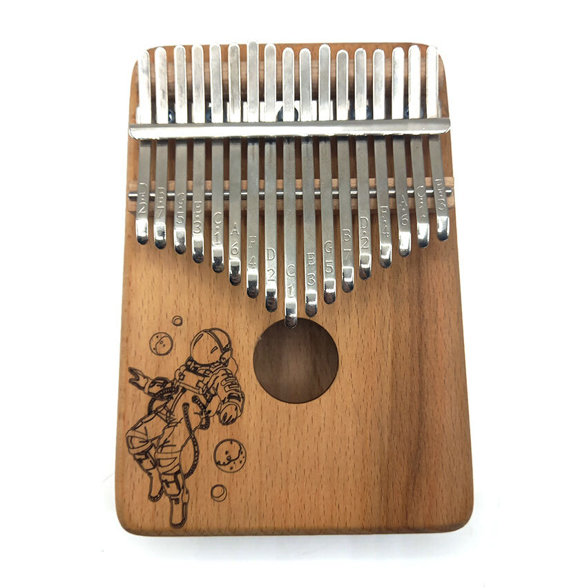  کالیمبا 17 تیغ چوب راش طرح فضانورد کد d160013 