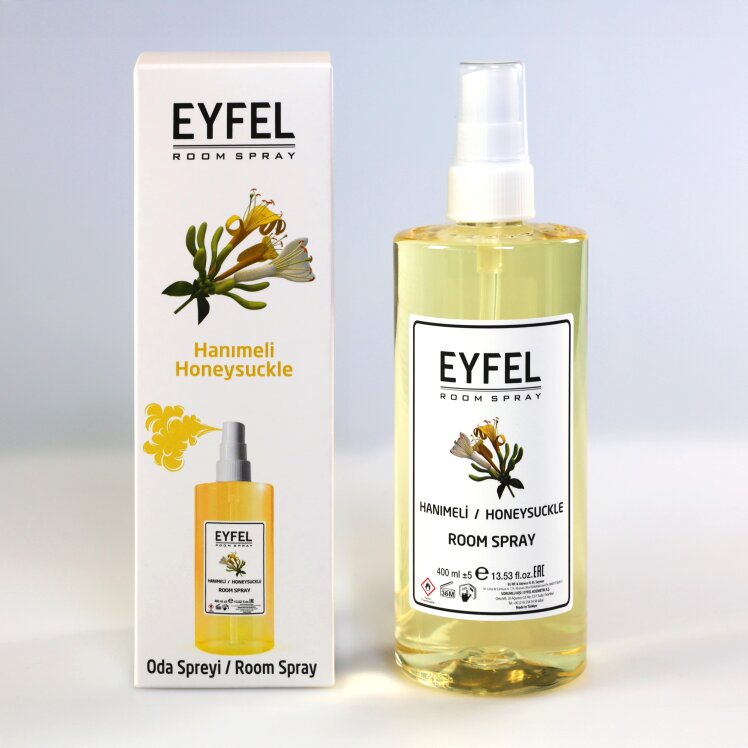 اسپری خوشبو کننده هوا ایفل اصل EYFEL مدل یاس امین الدوله Honeysuckle حجم 400 میل
