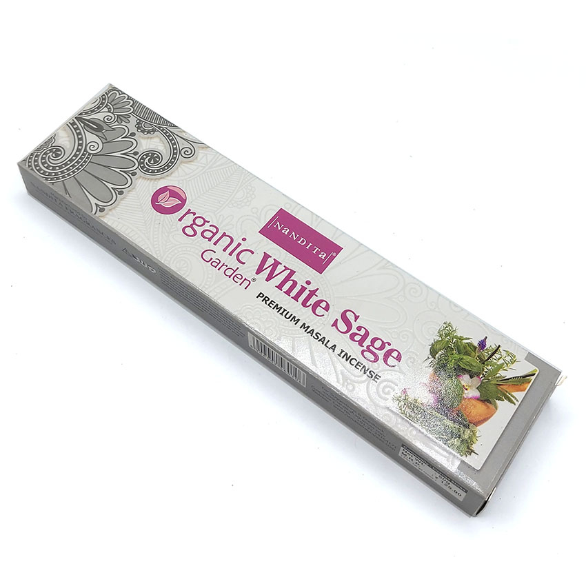  عود دستساز ناندیتا مدل ارگانیک وایت سیج ( مریم گلی ) Organic White Sage کد 520066 