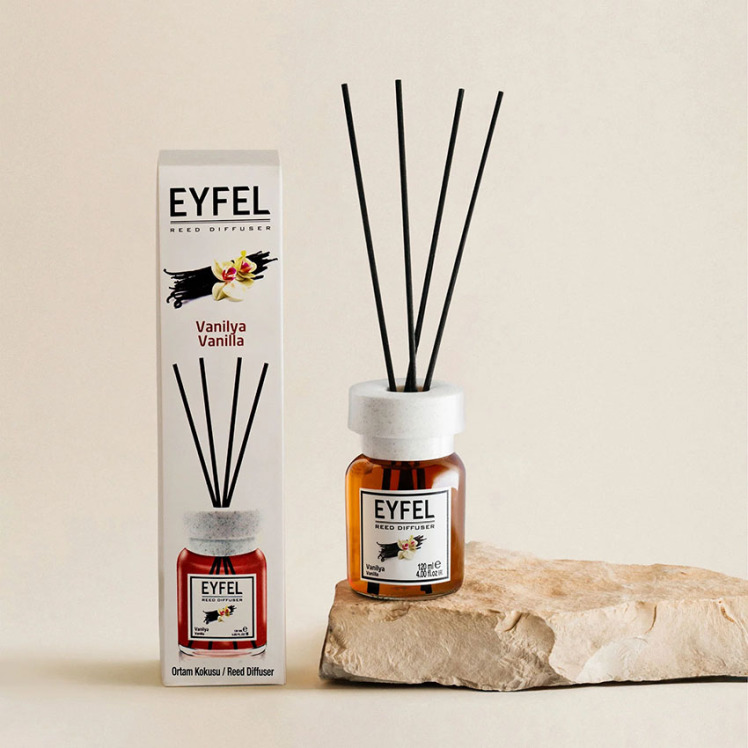 خوشبو کننده هوا ایفل اصل EYFEL مدل وانیل vanilla حجم 120 میلی لیتر 